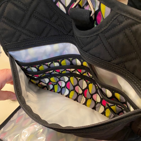 VERA BRADLEY BLACK HANGING ORGANIZER - Picture 7 of 7